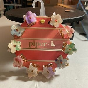 Piper Pink and Purple Floral Hair Styling Clip 3/35